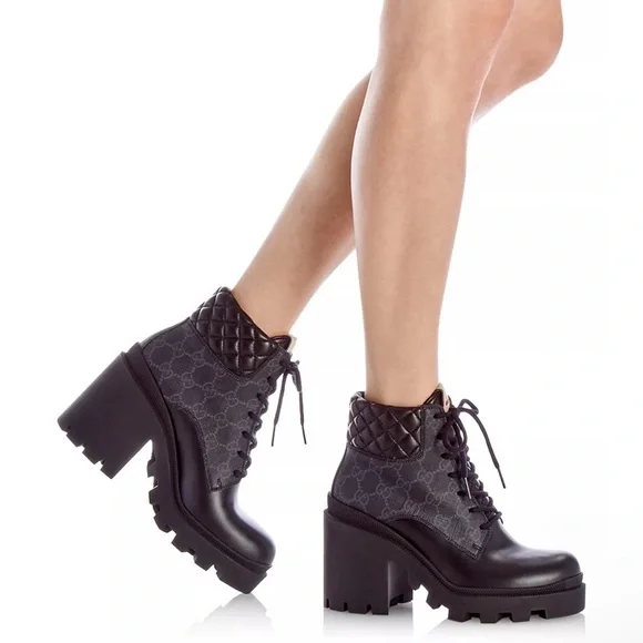 AUTHENTIC Gucci Black Heeled Boots PRICE IS FIRM - Picture 5 of 13